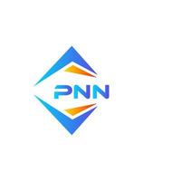 pnn abstraktes Technologie-Logo-Design auf weißem Hintergrund. pnn kreative Initialen schreiben Logo-Konzept. vektor