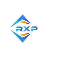 rxp abstraktes Technologie-Logo-Design auf weißem Hintergrund. rxp kreative Initialen schreiben Logo-Konzept. vektor