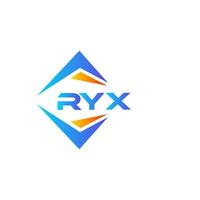 ryx abstrakt teknologi logotyp design på vit bakgrund. ryx kreativ initialer brev logotyp begrepp. vektor