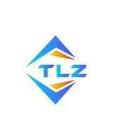 tlz abstrakt teknologi logotyp design på vit bakgrund. tlz kreativ initialer brev logotyp begrepp. vektor