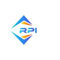 rpi abstrakt teknologi logotyp design på vit bakgrund. rpi kreativ initialer brev logotyp begrepp. vektor