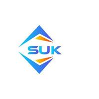 suk abstrakt teknologi logotyp design på vit bakgrund. suk kreativ initialer brev logotyp begrepp. vektor