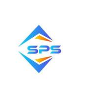 sps abstrakt teknologi logotyp design på vit bakgrund. sps kreativ initialer brev logotyp begrepp. vektor