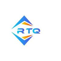 rtq abstrakt teknologi logotyp design på vit bakgrund. rtq kreativ initialer brev logotyp begrepp. vektor