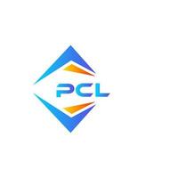 PCL abstraktes Technologie-Logo-Design auf weißem Hintergrund. PCL kreatives Initialen-Buchstaben-Logo-Konzept. vektor