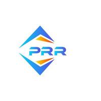 prr abstrakt teknologi logotyp design på vit bakgrund. prr kreativ initialer brev logotyp begrepp. vektor