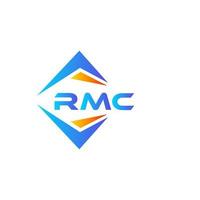 rmc abstraktes Technologie-Logo-Design auf weißem Hintergrund. rmc kreative Initialen schreiben Logo-Konzept. vektor