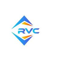 Rvc abstraktes Technologie-Logo-Design auf weißem Hintergrund. rvc kreative Initialen schreiben Logo-Konzept. vektor