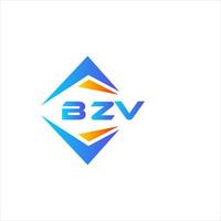 bzv abstrakt teknologi logotyp design på vit bakgrund. bzv kreativ initialer brev logotyp begrepp. vektor