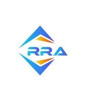 rra abstrakt teknologi logotyp design på vit bakgrund. rra kreativ initialer brev logotyp begrepp. vektor