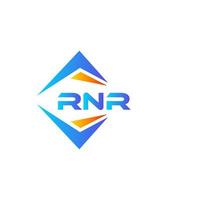 rnr abstrakt teknologi logotyp design på vit bakgrund. rnr kreativ initialer brev logotyp begrepp. vektor