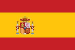 Spanien Vektor Flagge
