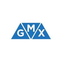 mgx abstrakt första logotyp design på vit bakgrund. mgx kreativ initialer brev logotyp begrepp. vektor