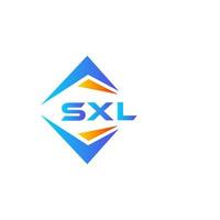 sxl abstrakt teknologi logotyp design på vit bakgrund. sxl kreativ initialer brev logotyp begrepp. vektor