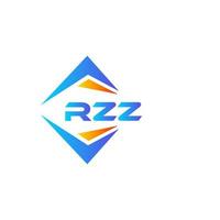 rzz abstraktes Technologie-Logo-Design auf weißem Hintergrund. rzz kreative Initialen schreiben Logo-Konzept. vektor