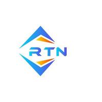 rtn abstrakt teknologi logotyp design på vit bakgrund. rtn kreativ initialer brev logotyp begrepp. vektor