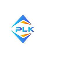 plk abstrakt teknologi logotyp design på vit bakgrund. plk kreativ initialer brev logotyp begrepp. vektor