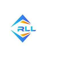 Rll abstraktes Technologie-Logo-Design auf weißem Hintergrund. rll kreative Initialen schreiben Logo-Konzept. vektor