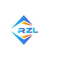rzl abstrakt teknologi logotyp design på vit bakgrund. rzl kreativ initialer brev logotyp begrepp. vektor