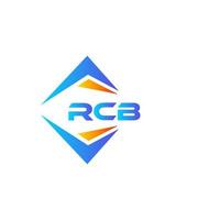 rcb abstraktes Technologie-Logo-Design auf weißem Hintergrund. rcb kreative Initialen schreiben Logo-Konzept. vektor