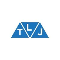 ltj abstrakt första logotyp design på vit bakgrund. ltj kreativ initialer brev logotyp begrepp. vektor