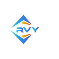 rvy abstrakt teknologi logotyp design på vit bakgrund. rvy kreativ initialer brev logotyp begrepp. vektor