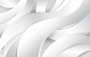 abstrakt 3d modern vit bakgrund vektor