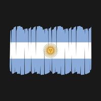 argentina flagga penseldrag vektor