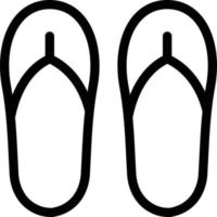 Flip-Flop-Vektorillustration auf einem Hintergrund. Premium-Qualitätssymbole. Vektorsymbole für Konzept und Grafikdesign. vektor