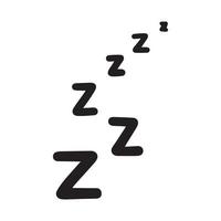 zzz sömn ikon. vektor