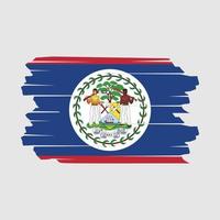 belize flagga borsta vektor