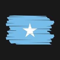 Somalia-Flagge-Pinsel-Vektor vektor