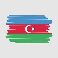 azerbaijan flagga borsta vektor