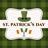 Saint Patricks dag bakgrund vektor