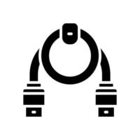 USB-Plug-Symbol für Ihre Website, Ihr Handy, Ihre Präsentation und Ihr Logo-Design. vektor