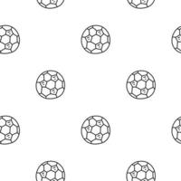 sömlös mönster med fotboll bollar. vektor