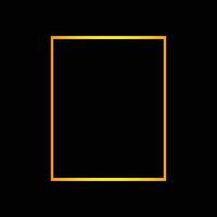 guld skinande lysande årgång ram isolerat på svart bakgrund. gyllene lyx realistisk rektangel gräns. vektor illustration graverat bläck konst.