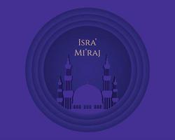 isra miraj-illustration vektor