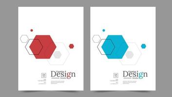 Cover-Vorlage Flyer-Design-Vektor-Hintergrund vektor