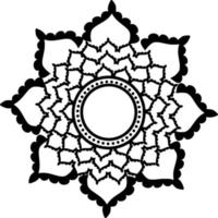 Mandala-Muster-Designs vektor
