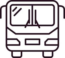 Bus-Vektor-Symbol vektor