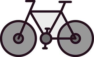 Fahrrad-Vektor-Symbol vektor