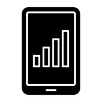 Vektordesign von mobilen Signalen vektor