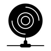 Premium-Download-Symbol der CD vektor