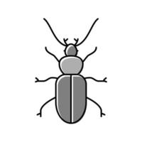 Käfer Insekt Farbsymbol Vektor Illustration