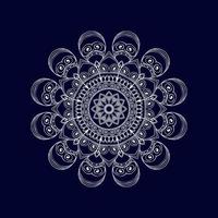 islamische Mandala-Hintergrundvektorillustration vektor