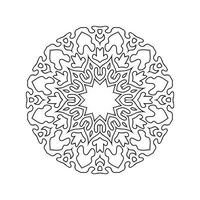 Mandala entwirft Hintergrundvektorillustration vektor