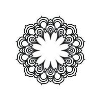 Blumen-Mandala-Vektordesigns. Mandala-Kunst-Hintergrund vektor