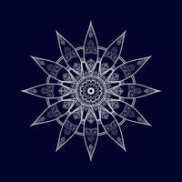 Mandala-Vektor-Muster-Design-Hintergrund vektor