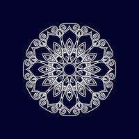 Mandala-Vektor-Muster-Design-Hintergrund vektor